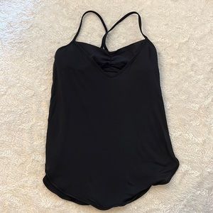 Lulu tank with built in sports bra Size 6
